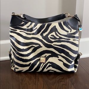 Dooney & Bourke zebra leather purse